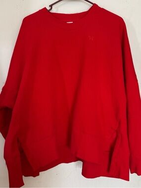 PINK Victoria's Secret Red Pullover Sweatshirt